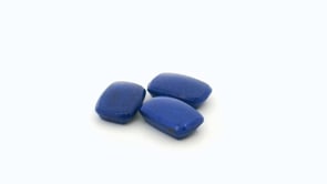 Lapis Lazuli 6x4mm Cushion Buff-Top 