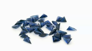 Synthetic Sapphire 4x3mm Triangle Blue