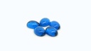 Synthetic Spinel 8x6mm Oval Cabochon Bright Blue