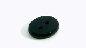 Onyx 11x9mm Oval Buff Top Double Drilled