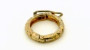 Shortener Sterling Silver Gold Plated 19x15mm Oval Polished with Texture