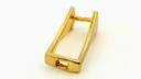 Bail Sterling Silver Gold Plated Fan Shape Stone Holder