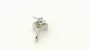 Sterling Silver Bail with Cubic Zirconia White