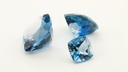 Topaz London Blue 14mm Square Cushion