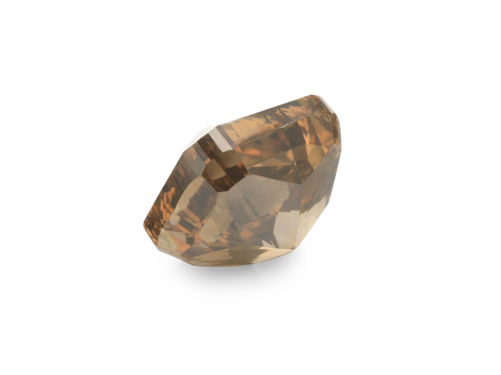 Diamond 6.3x5.9mm Cushion Cognac