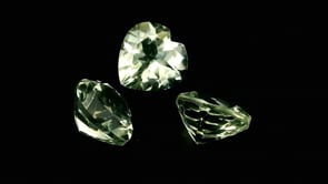 Mint Quartz 8mm Heart Shape