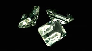 Mint Quartz 10x8mm Emerald Cut 