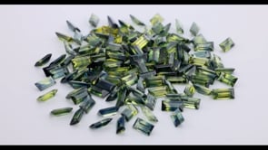 Parti Sapphire 6x3mm Baguette