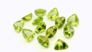 Peridot 5.00mm Trilliant Cabochon