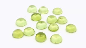 Peridot 4.50mm Round Cabochon 