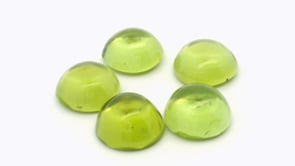Peridot 8.00mm Round Cabochon 