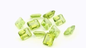 Peridot 5x4mm Emerald Cut