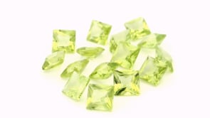 Peridot 4.00mm Princess Cut