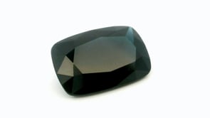 Australian Sapphire 16.4x10.6mm Cushion Dark Blue