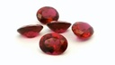 Synthetic Ruby 9x7mm Oval Bright Red