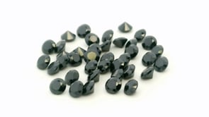 Cubic Zirconia 1.50mm Round Black