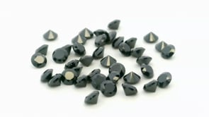 Cubic Zirconia 2.50mm Round Black