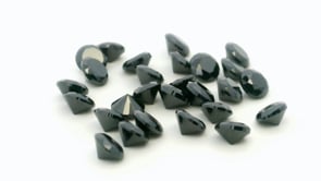 Cubic Zirconia 3.75mm Round Black