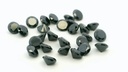 Cubic Zirconia 4.00mm Round Black