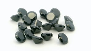 Cubic Zirconia 4.50mm Round Black