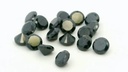 Cubic Zirconia 6.00mm Round Black