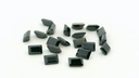 Cubic Zirconia 3x2mm Baguette Black