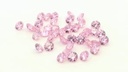 Cubic Zirconia 3.00mm Round Pink