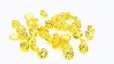 Cubic Zirconia 2.75mm Round Yellow