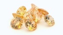 Cubic Zirconia 7.50mm Round Champagne