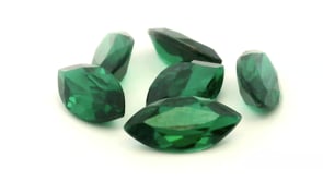 Synthetic Soude Spinel 10x5mm Marquise Green Shallow