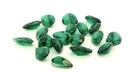 Synthetic Soude Spinel 7x5mm Pear Shape Green Shallow