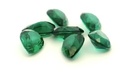 Synthetic Soude Spinel 9x6mm Pear Shape Green Shallow