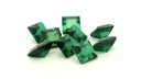 Synthetic Soude Spinel 5.00mm Carre Cut Green Shallow