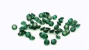 Synthetic Soude Spinel 1.25mm Round Green Shallow