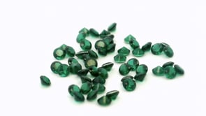 Synthetic Soude Spinel 1.50mm Round Green Shallow