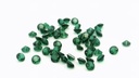 Synthetic Soude Spinel 2.25mm Round Green Shallow