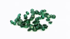 Synthetic Soude Spinel 2.75mm Round Green Shallow