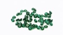 Synthetic Soude Spinel 3.00mm Round Green Shallow