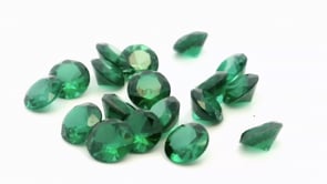 Synthetic Soude Spinel 4.50mm Round Green Shallow