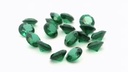Synthetic Soude Spinel 4.75mm Round Green Shallow