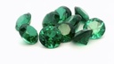 Synthetic Soude Spinel 6.50mm Round Green Shallow