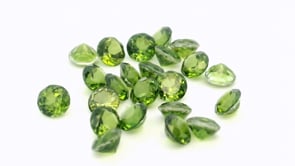 Synthetic Soude Spinel 3.50mm Round Light Green