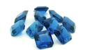 Synthetic Spinel 7.00mm Square Emerald Cut Bright Blue