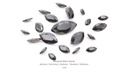 Black Spinel 5x2.5mm Marquise