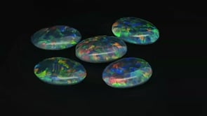 Opal Triplet 10x8mm Oval