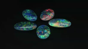 Opal Triplet 10x6mm Oval