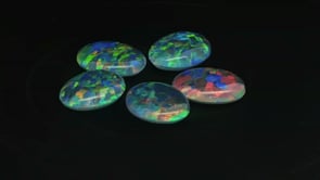 Opal Triplet 9x7mm Oval