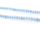 Aquamarine 3.5-11mm Polished Rondelle Graduated