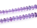Amethyst 6.5-12.5mm Polished Rondelle Graduated