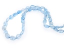 Aquamarine 4x3 - 6x5mm Flat Oval Polished Graduated